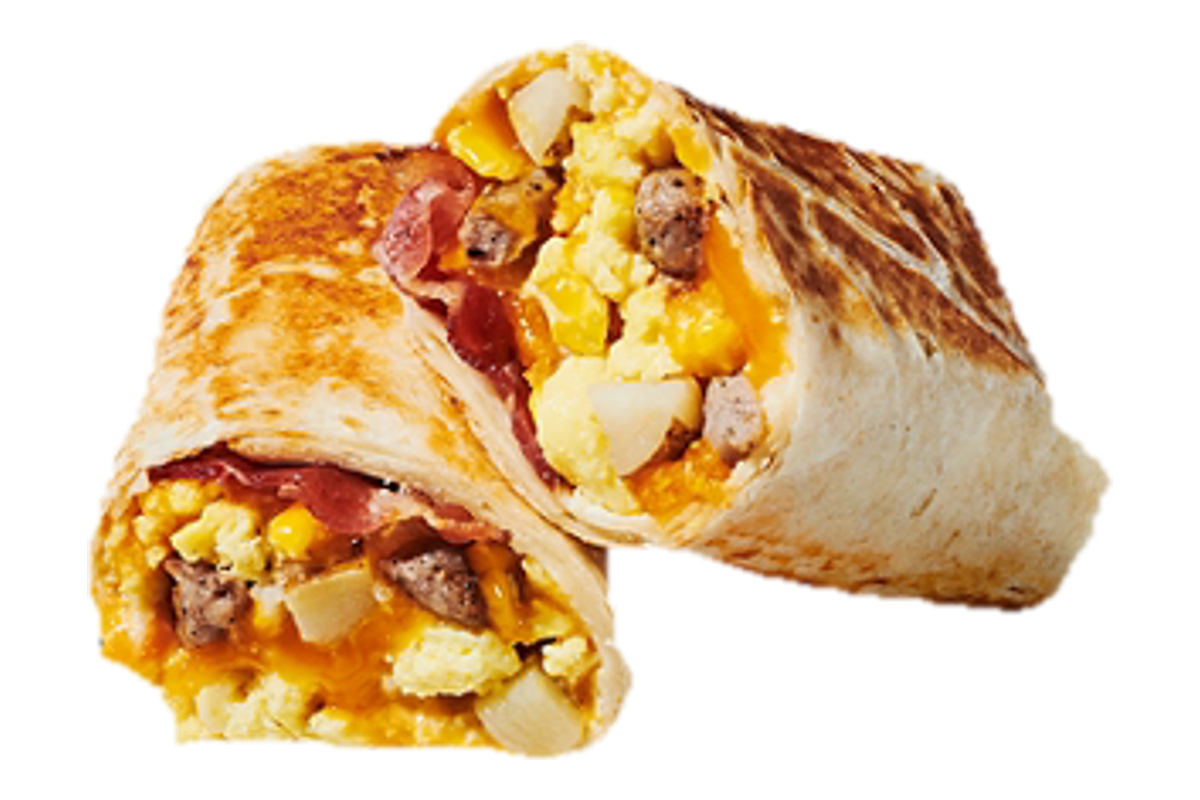 Bacon, Sausage and Egg Wrap