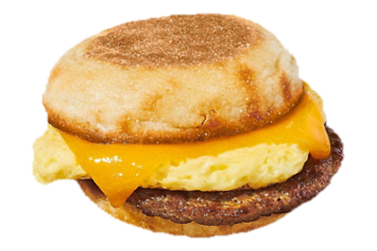 Sausage, Cheddar and Egg Sandwich