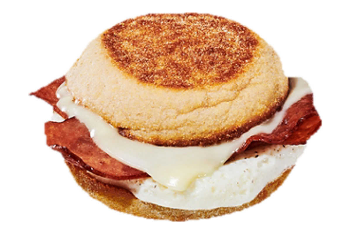Turkey Bacon, Cheddar and Egg White Sandwich