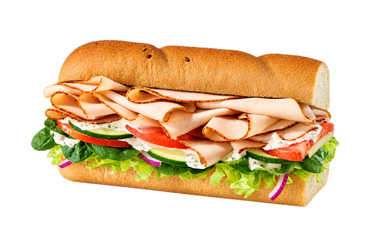 Turkey and Ranch Delite sandwich