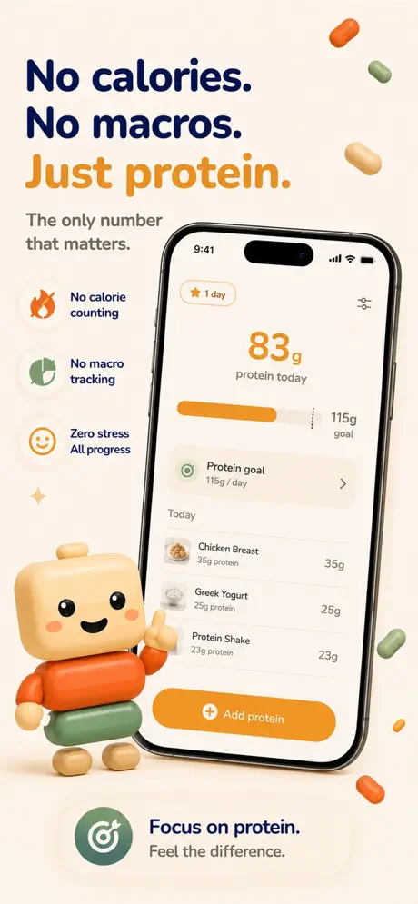 History calendar, streaks and weekly protein insights