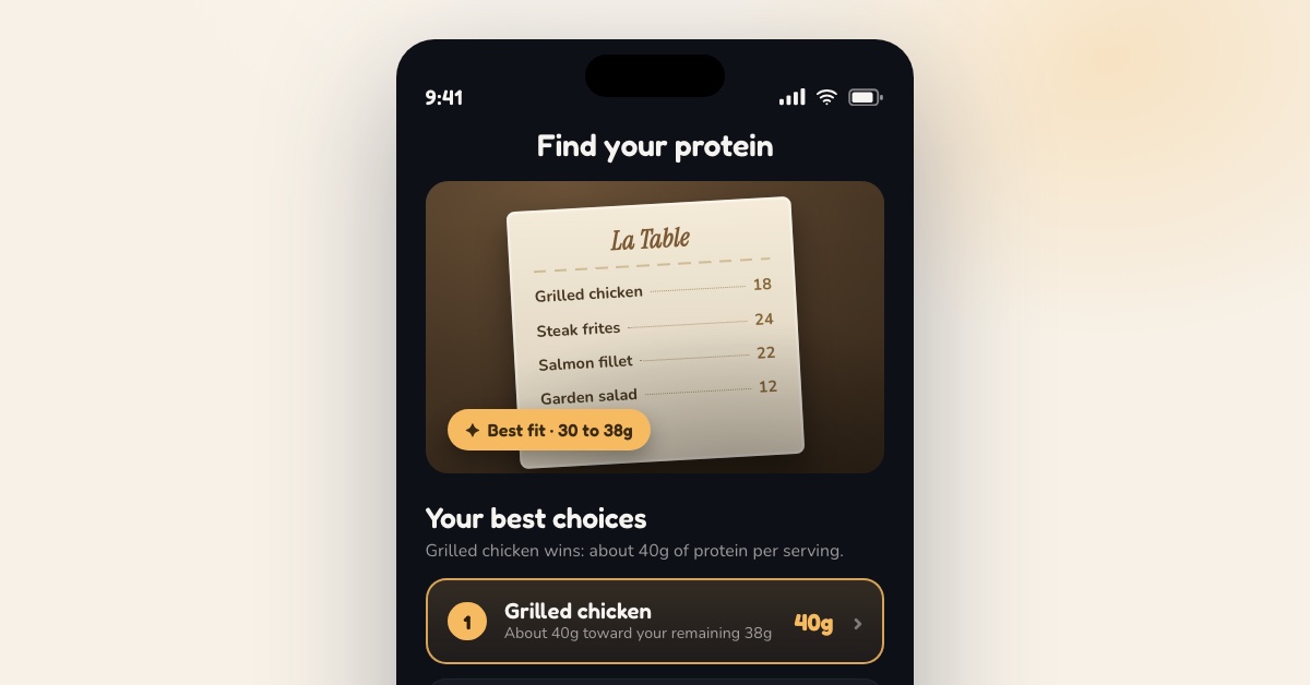 Protein Scout results